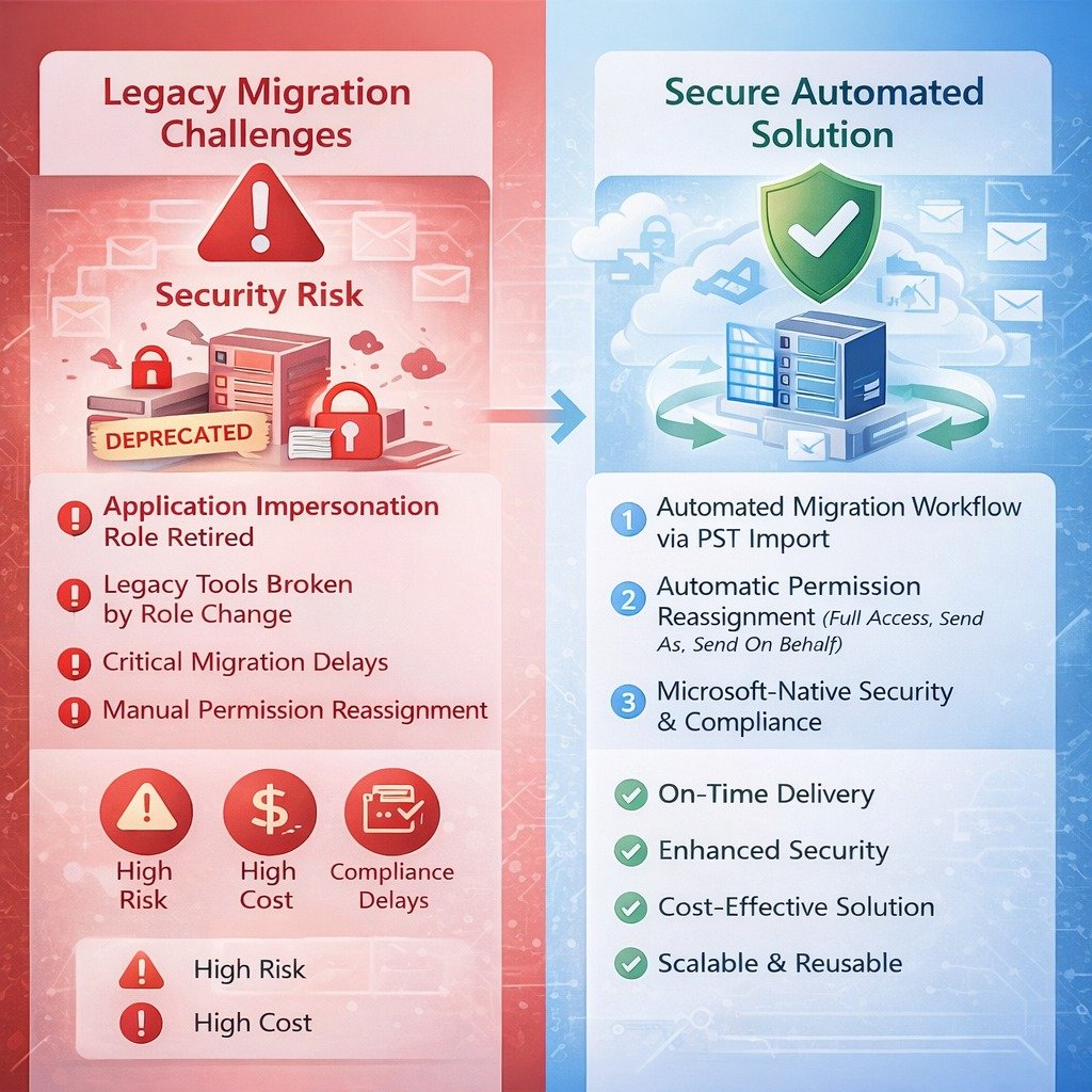 Application Impersonation Migration Case Study
